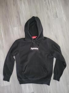 Supreme box Motion Logo Hoodie Black FW16 Hooded Sweatshirt medium Box 20 T70